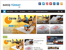 Tablet Screenshot of baristurkay.com